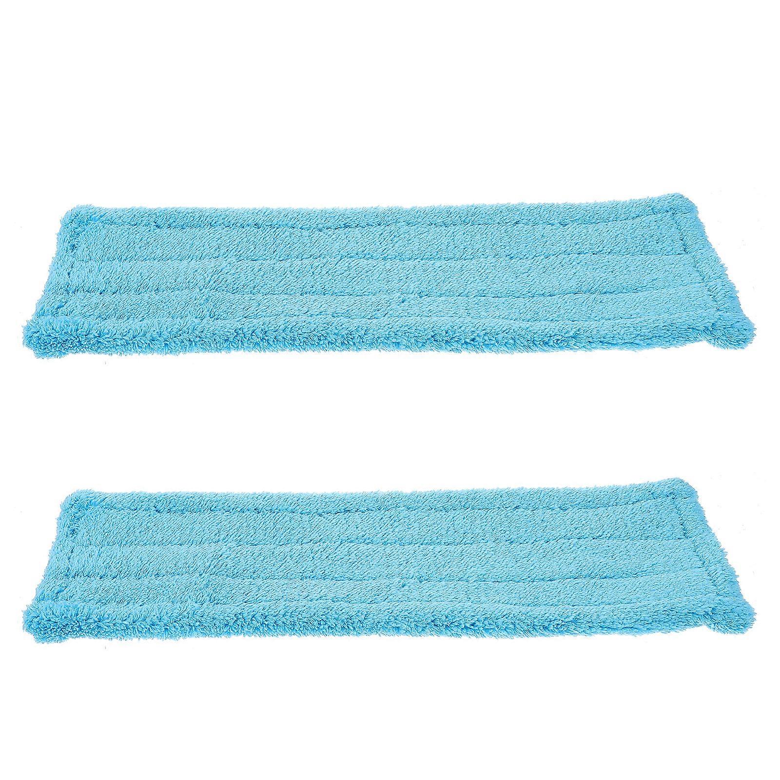 Mop Head Refill for Cleaning 2Pcs Microfiber Dust Mop Covers Blue