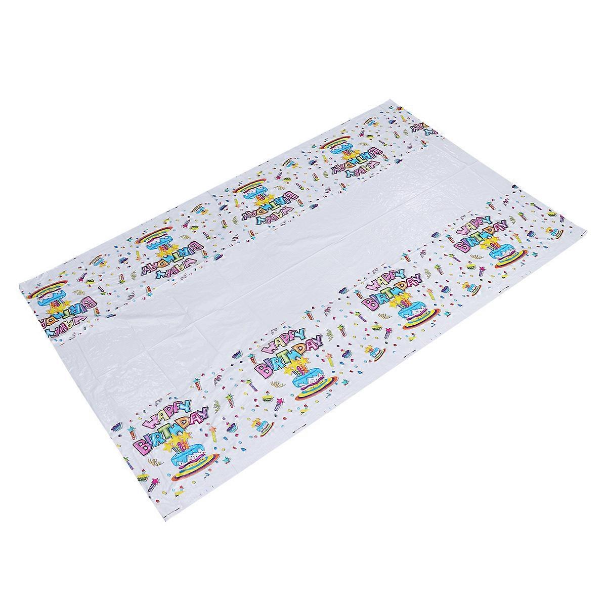 Plastic Picnic Table Covers Disposable Tablecloths for Party 2Pcs Rectangular Multi