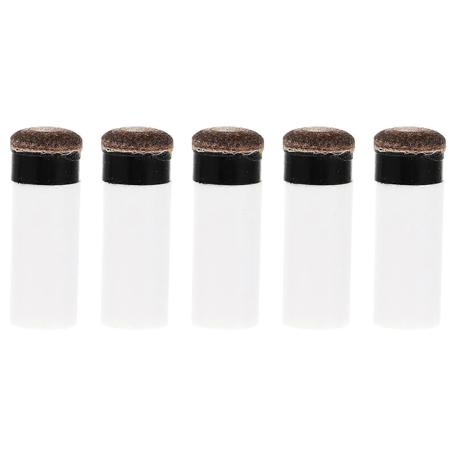 Plastic Cue Tips for Pool Cue Stick Screw-on Tips Billiard Replacement 5Pcs
