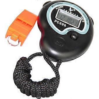 Digital Sports Stopwatch and Whistle for Game 4Sets Pack
