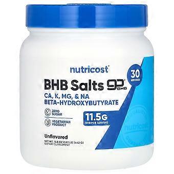 Nutricost, Sais de BHB, goBHB®, Sem sabor, 0,97 lb (442 g)