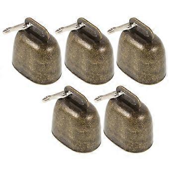 Retro-Vintage-Kuhglocken-Anhänger, 5-teiliges Camping-Bärenglocken-Set
