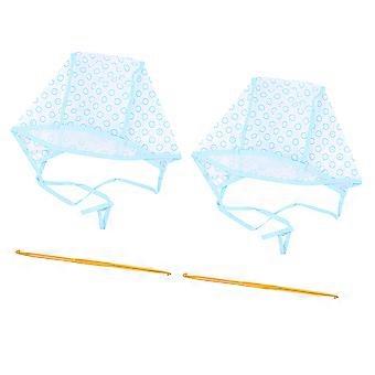 Haarfärbehaube, Haarsträhnen-Set für 2 Sets mit Hakenzubehör