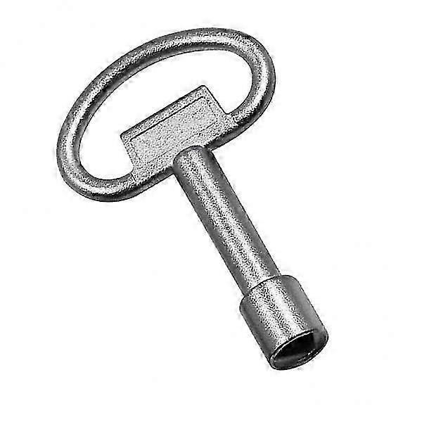 Universal Triangle Key Tool for Elevator, Electrical Cabinets, Trains, Durable Alloy, 2 Pack Sizes