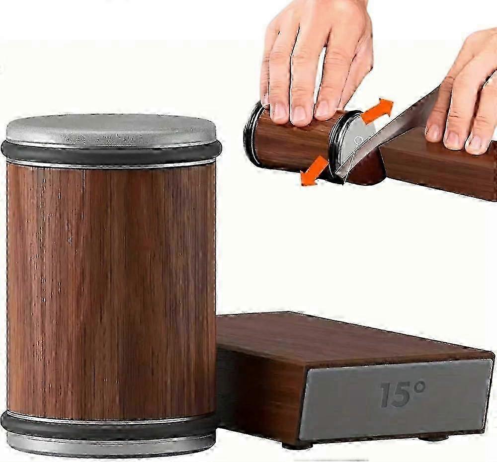 Rolling Knife Sharpener with Diamond Sharpening Stones - Professional Knife