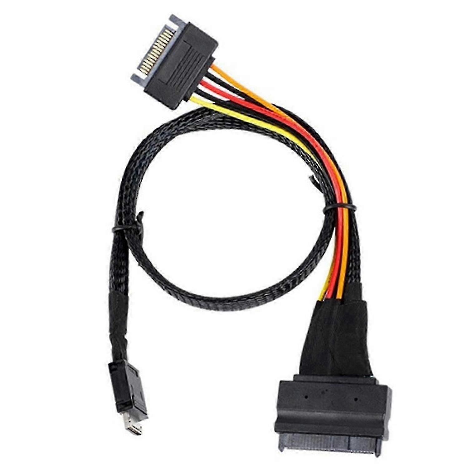 with SATA 15P Male Power Server Cable Computer Accessories
