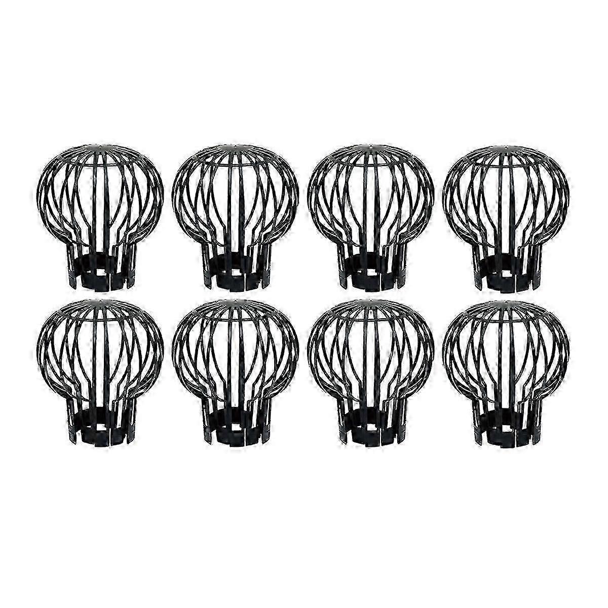 8Pcs Plastic Gutter Guards, Downpipe Leaf Guard, Downspout Filter, Drain Pipe Debris Dirt Protector