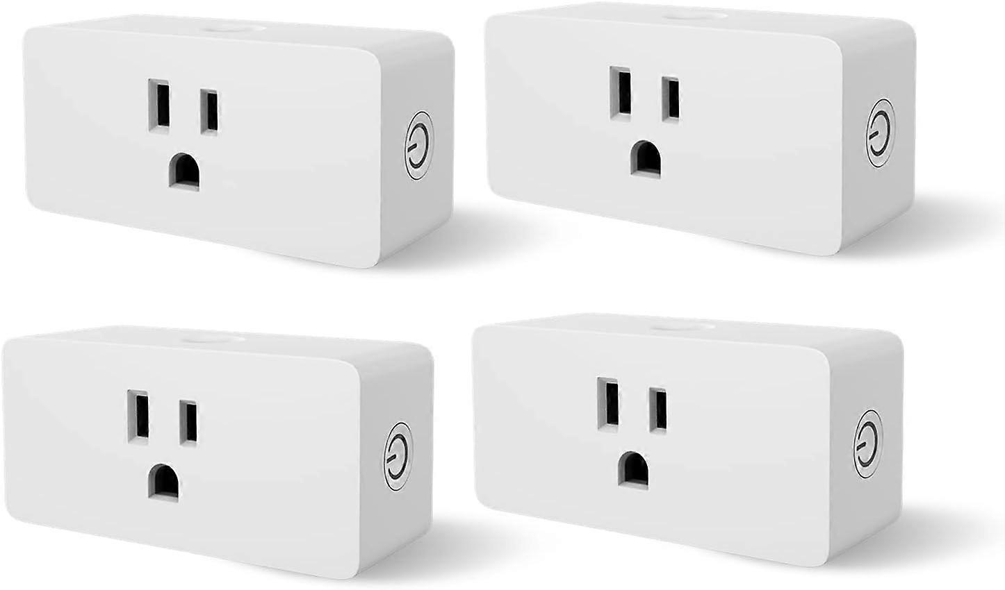 Smart WiFi Socket, Voice and App Control Plug, White