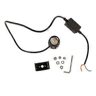 Motorcycle LED Spotlight High Brightness High Low Beam Dual Colors Waterproof for Car SUV ATV UTV Yellow Low Beam, White High Beam
