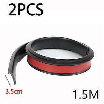 1.5M Car Fender Anti-collision Strips Auto Wheel Protection Universal Rubber Arch Protector Car Wheel Flares Sticker