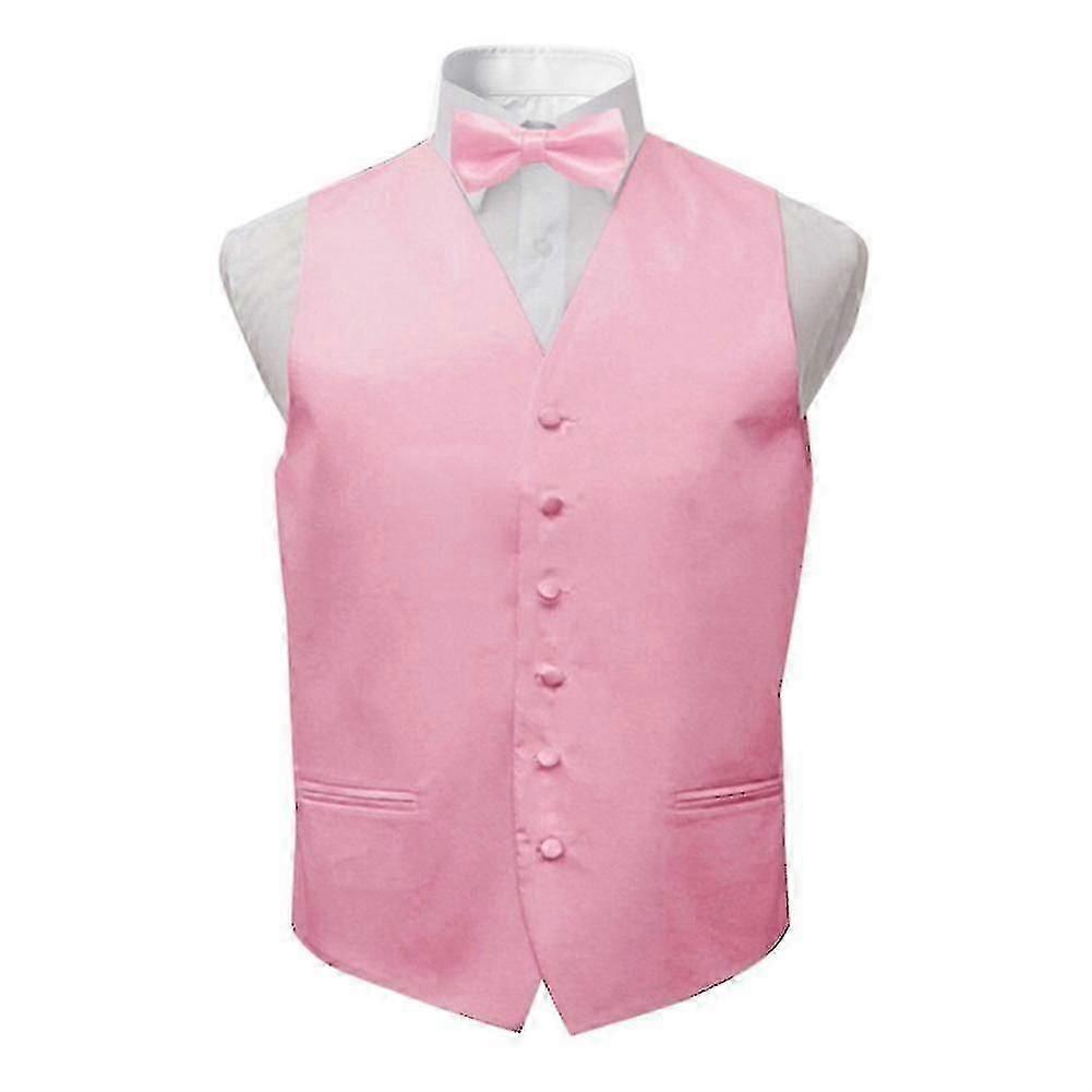 Traje Hombre Chaleco Chaleco Chaleco Casual Chaleco 2XL Rosa