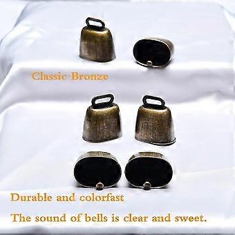 6 Pieces Small Brass Bells Cow Horse Sheep Grazing Copper Bells Pet Anti-theft Bells