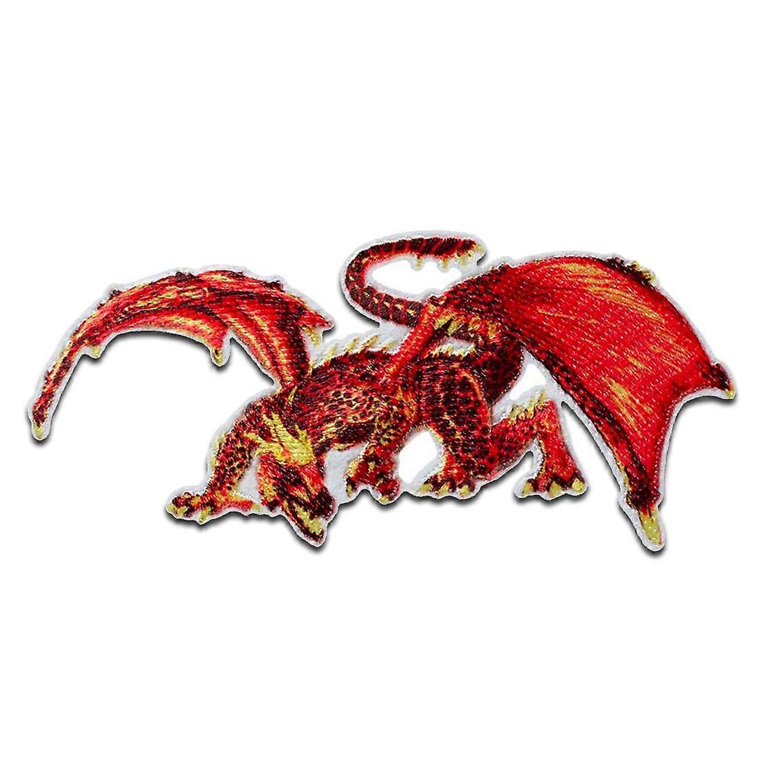 Schleich Eldrador Lava Dragon - Patch, Iron-on Transfer, Size: 5 x 10 cm