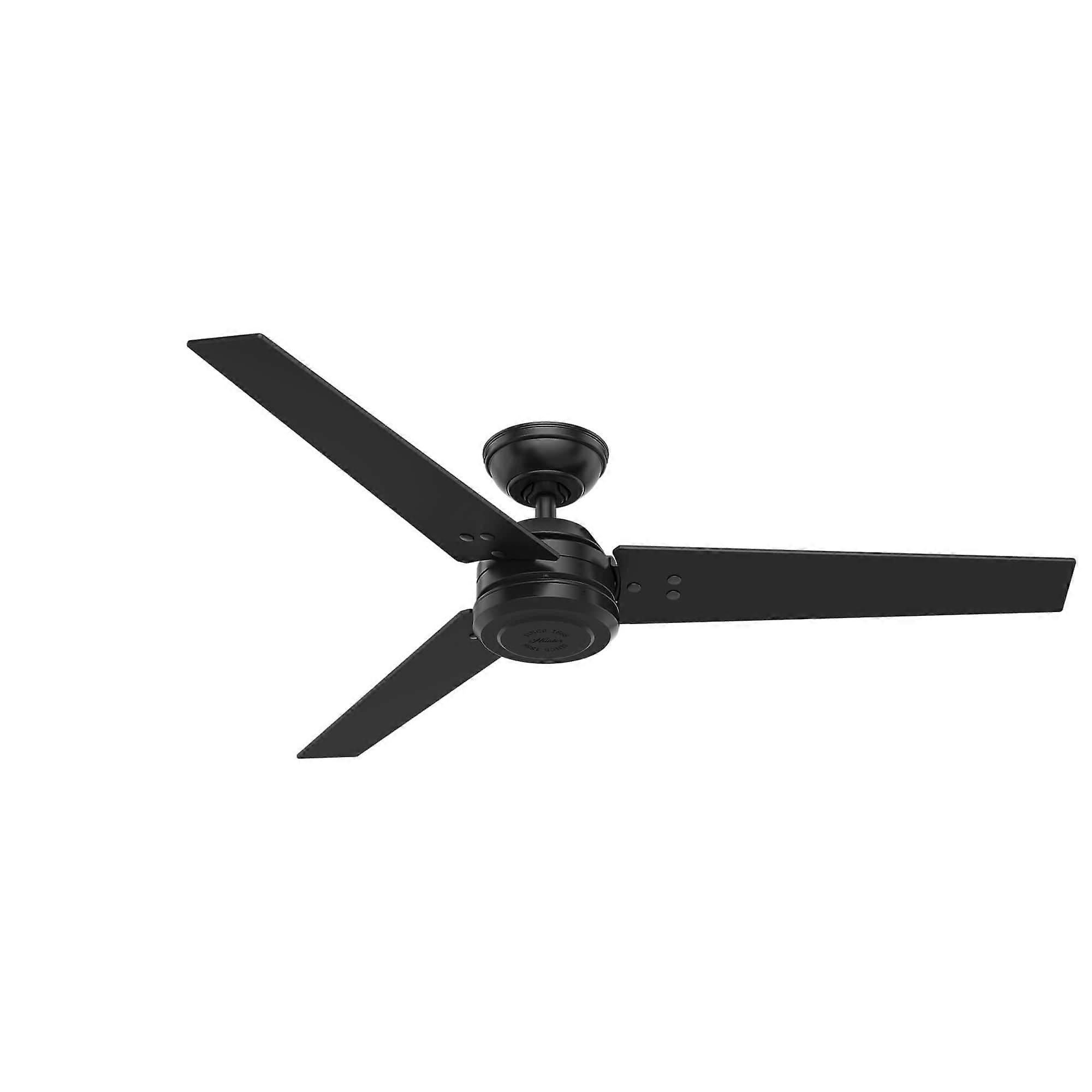 Protos ventilatore soffitto nero 132cm/52 "con comando a parete