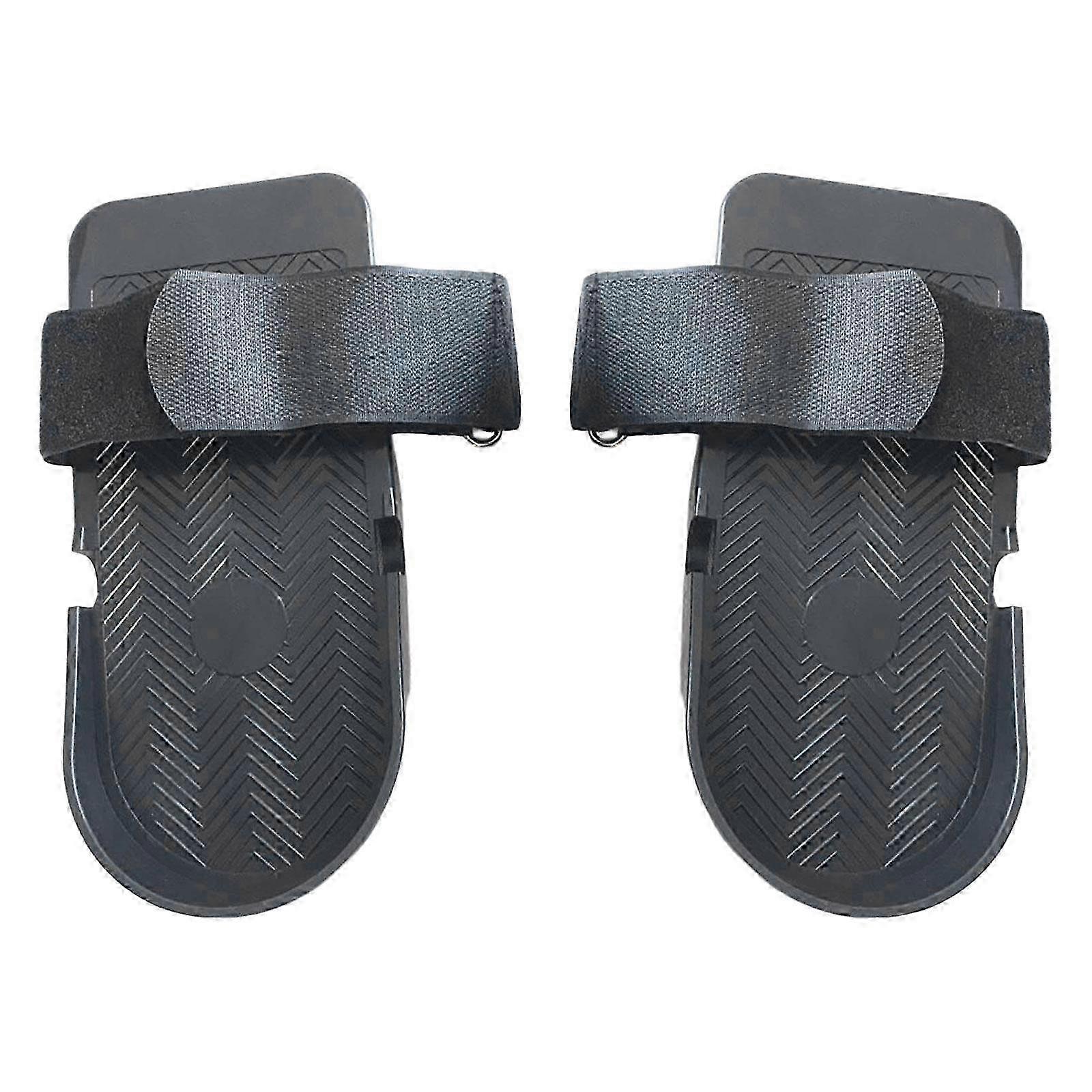 Universal Widened Strap Elliptical Trainer Pedals for Leg Training Devices