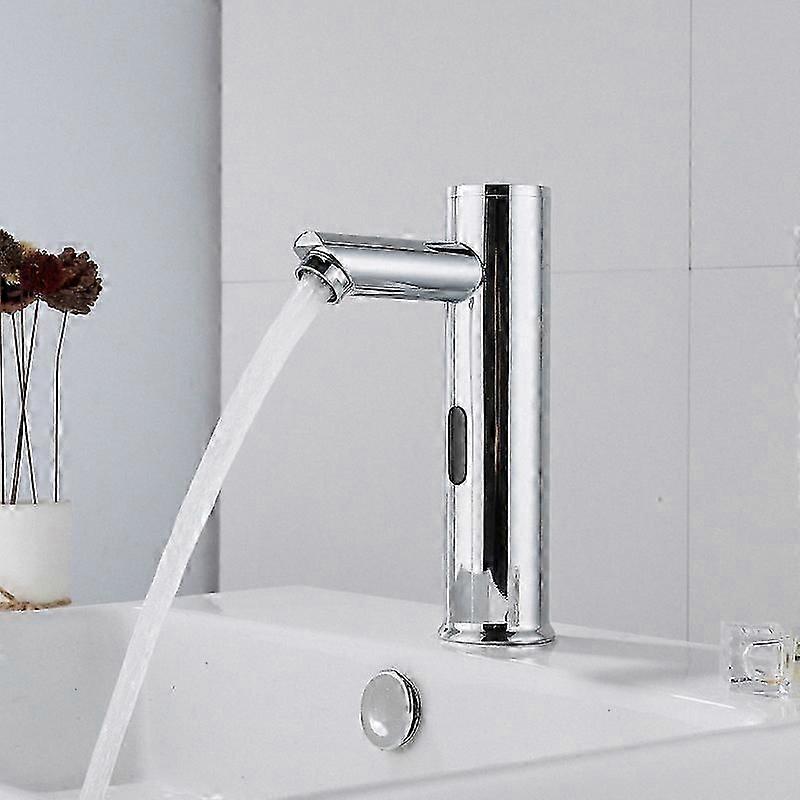 Automatic Sensor Basin Faucet, Cold Water Electronic Tap with Motion Detection