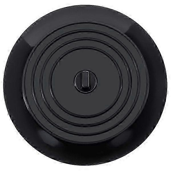INF 15cm Black Silicone Sink Plug