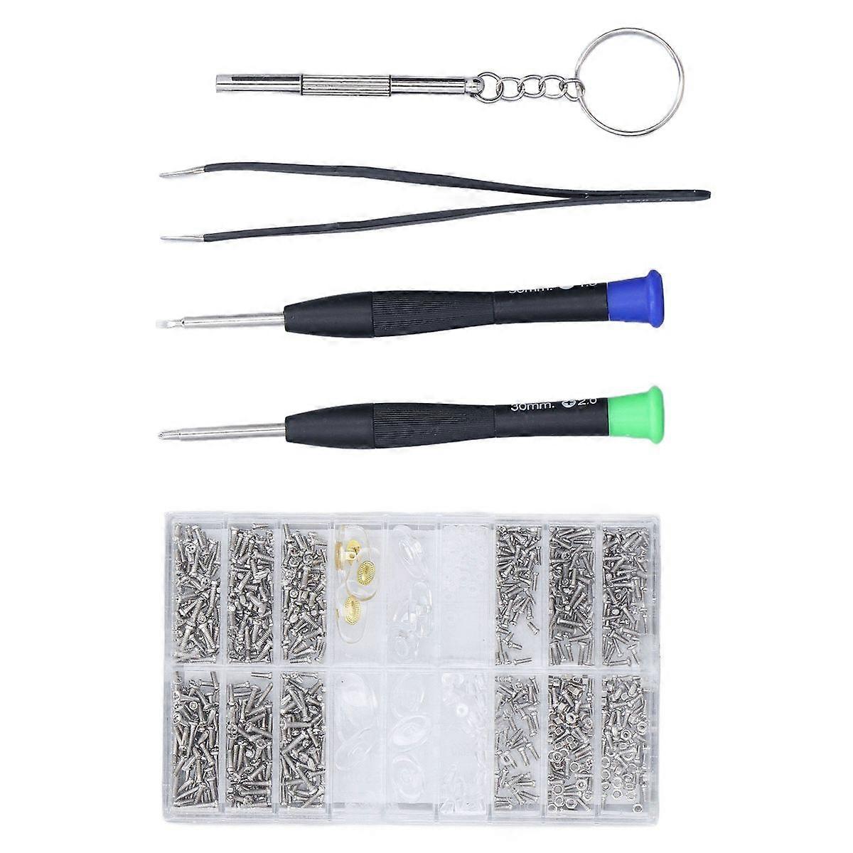 Glasses Screw Repair Kit with Tiny Driver