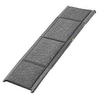 Hondenoprit voor in de auto, 180 x 43,2 cm, opvouwbare hondenoprit voor middelgrote en grote honden tot 113 kg, antislip vilten oppervlak.