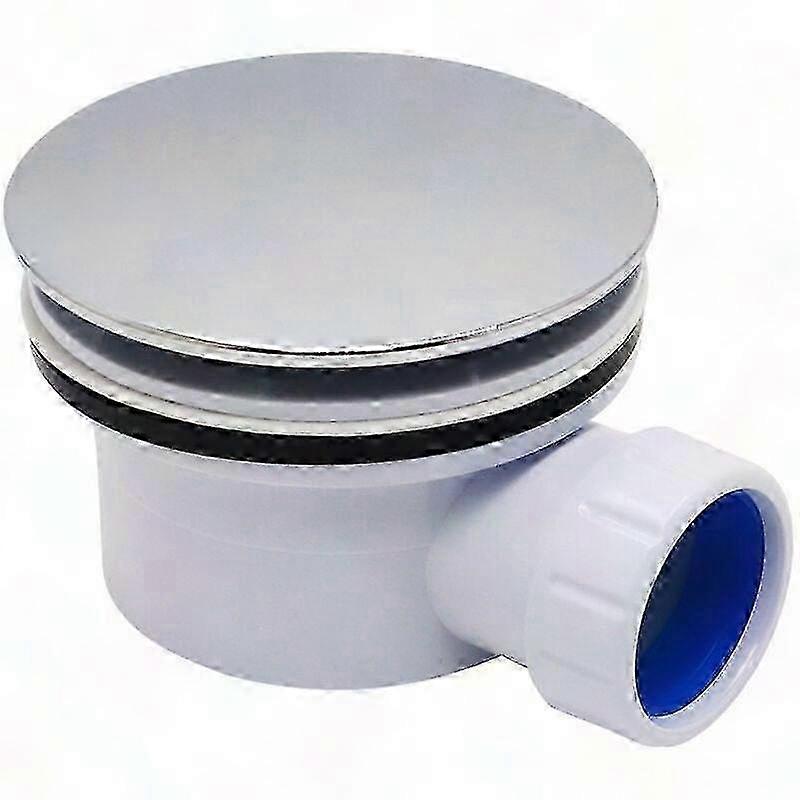 Extra-Flat ABS Shower Drain, White