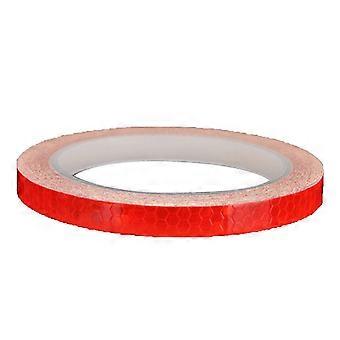 Red Bike Reflective Tape 26.2ft Length Increase Visibility PVC Bike Reflective Stickers for Doors Vehicles Bike Reflective Stickers