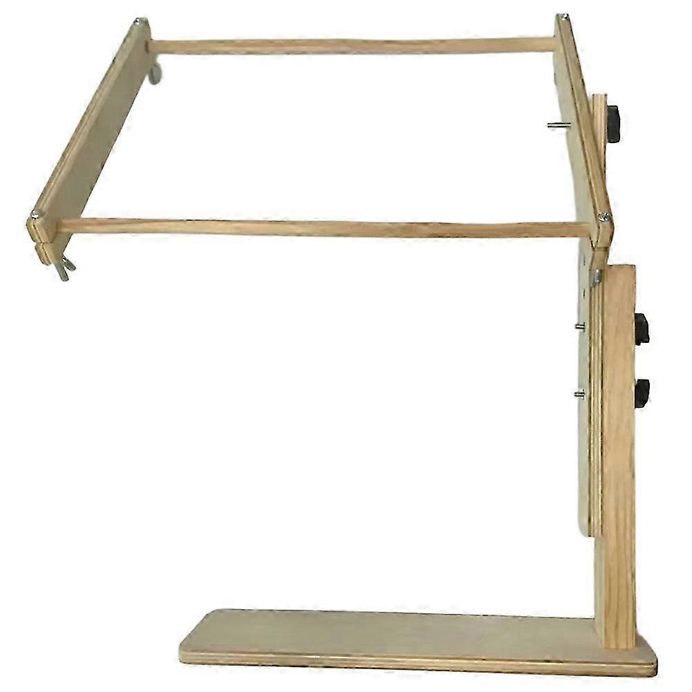 Adjustable Tabletop Embroidery Stand Sit-on Needlework Stand - Versatile Embroidery Frame Holder compatible with Crafting
