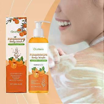 Persimmonzeep voor het beheersen van lichaamsgeur, zuiverende en deodoriserende Persimmon-bodywash voor het elimineren van lichaamsgeur op de oksels, de intieme binnenkant van de dijen en de bikinilijn.