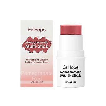 Multi-Use Makeup Blush Stick, Cream Blush Stick, Tinted Solid Moisturizer Stick for Cheek & Eyes & Lips, Waterproof Natural Nude Makeup