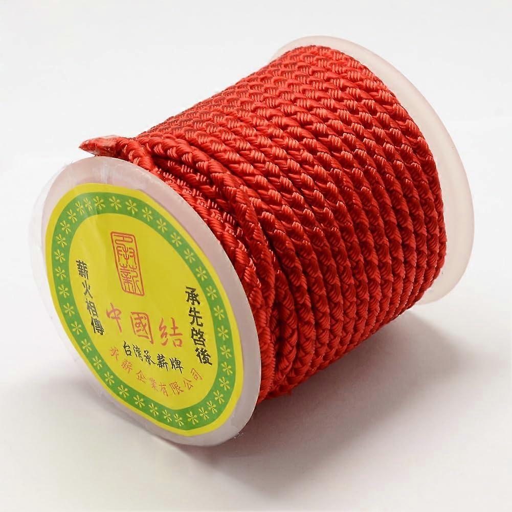 Nylon Thread Red 4mm 13.12 Yards(12m)/Roll