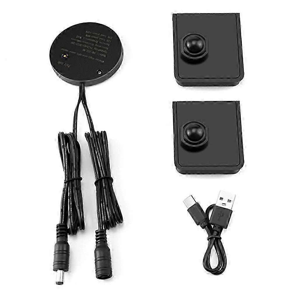 Wireless Moveable PIR Motion Sensor Switch USB Rechargeable DC12V-24V Work with Receiver Multi-Pieces Linkage Use TypeB