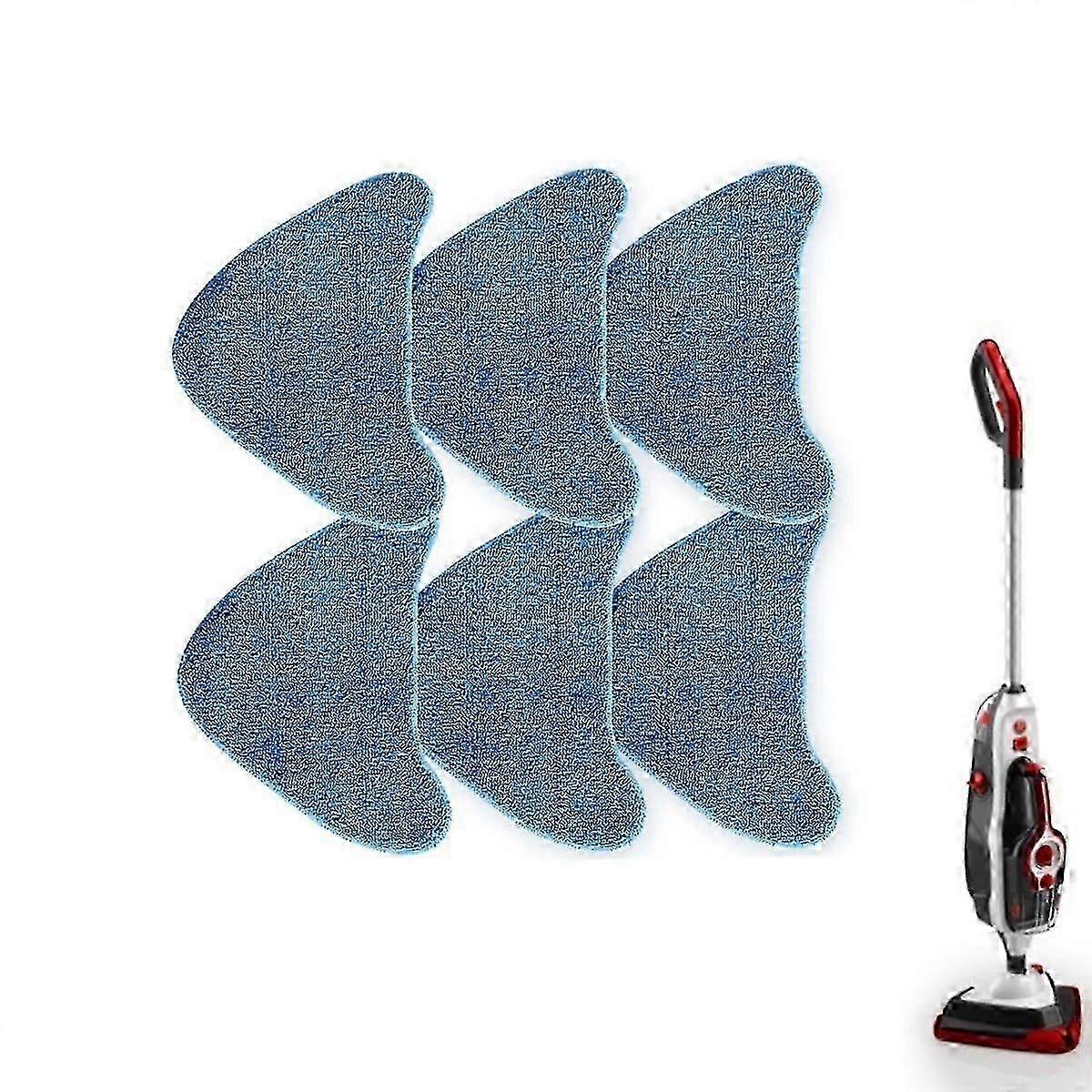 6-pack microfiber pads for Hoover Steam Complete Pet mop replacement Dragon
