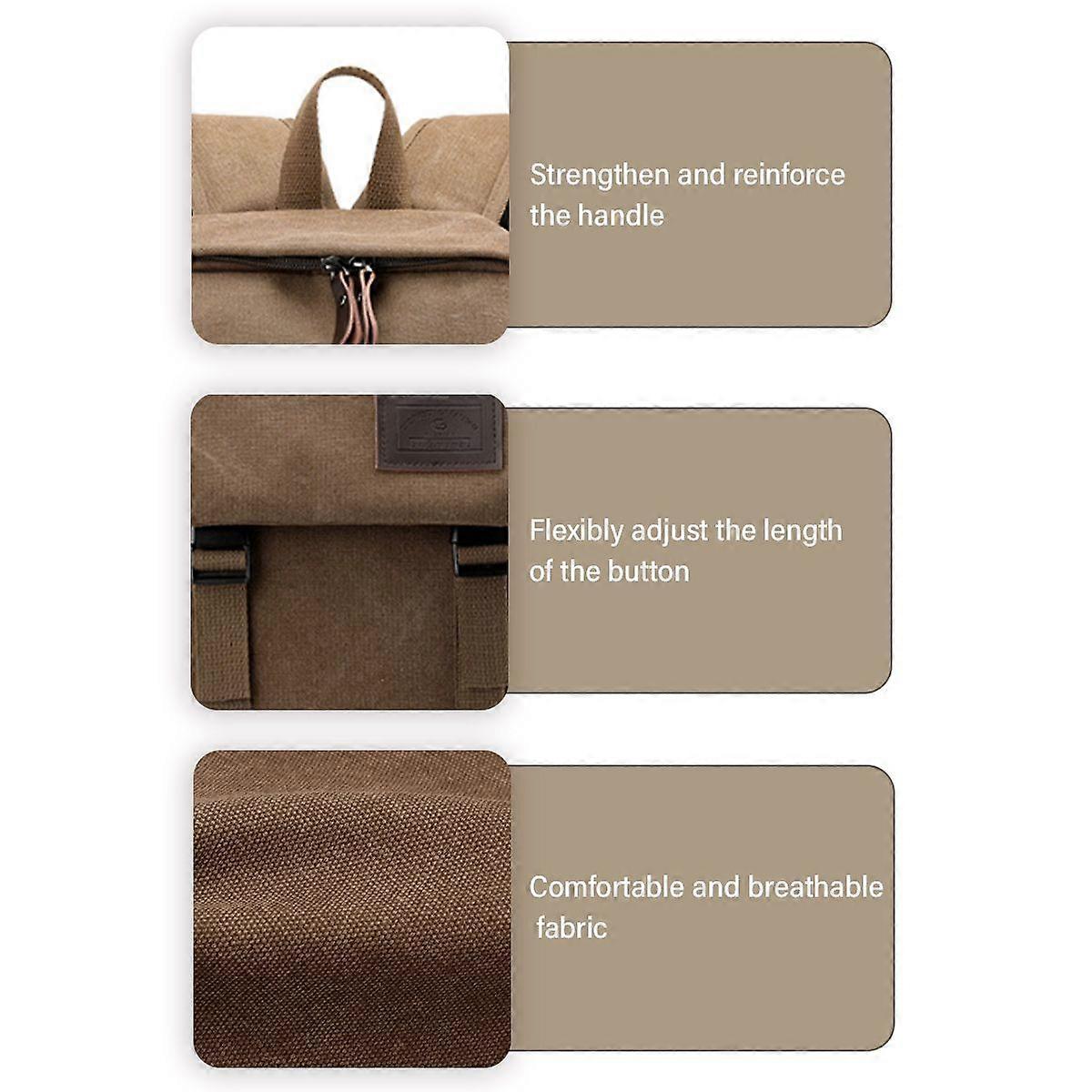 Versatile Convertible Washed Canvas Weekender Bag