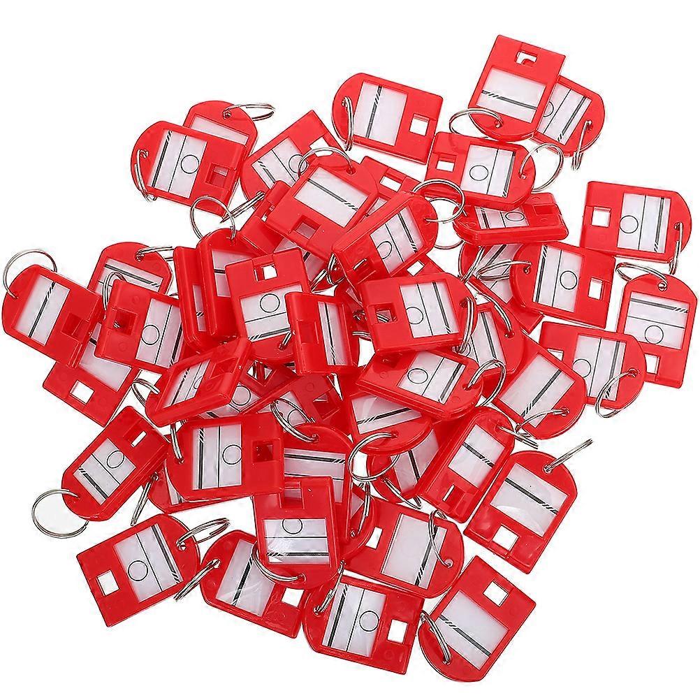 Red Key Label Tags for Organization with Numbered Classification 140Pcs