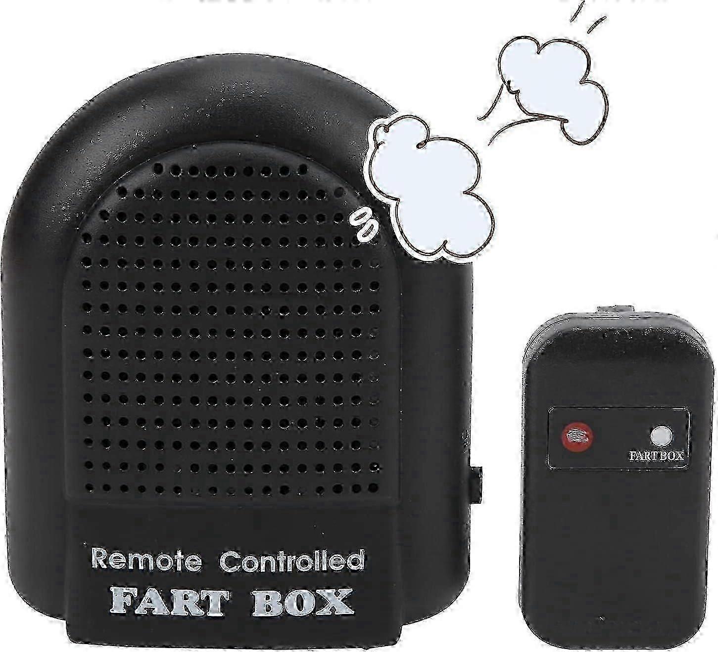 Black Electronic Remote-Controlled Fart Machine, Complete with Remote Control