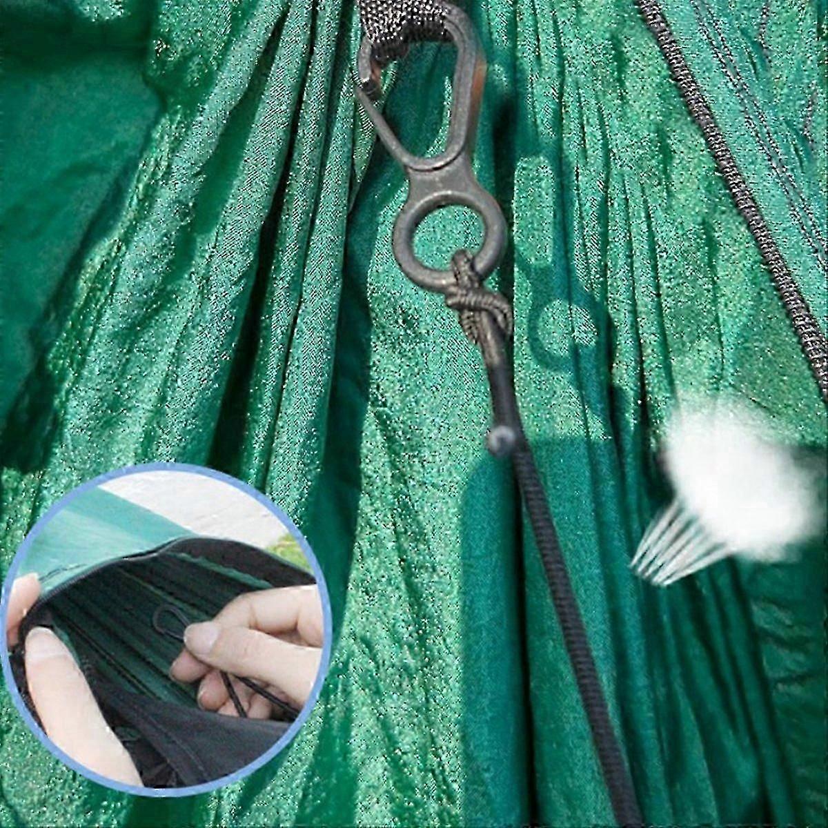 Automatic quick-open elastic mosquito net hammock Green YT