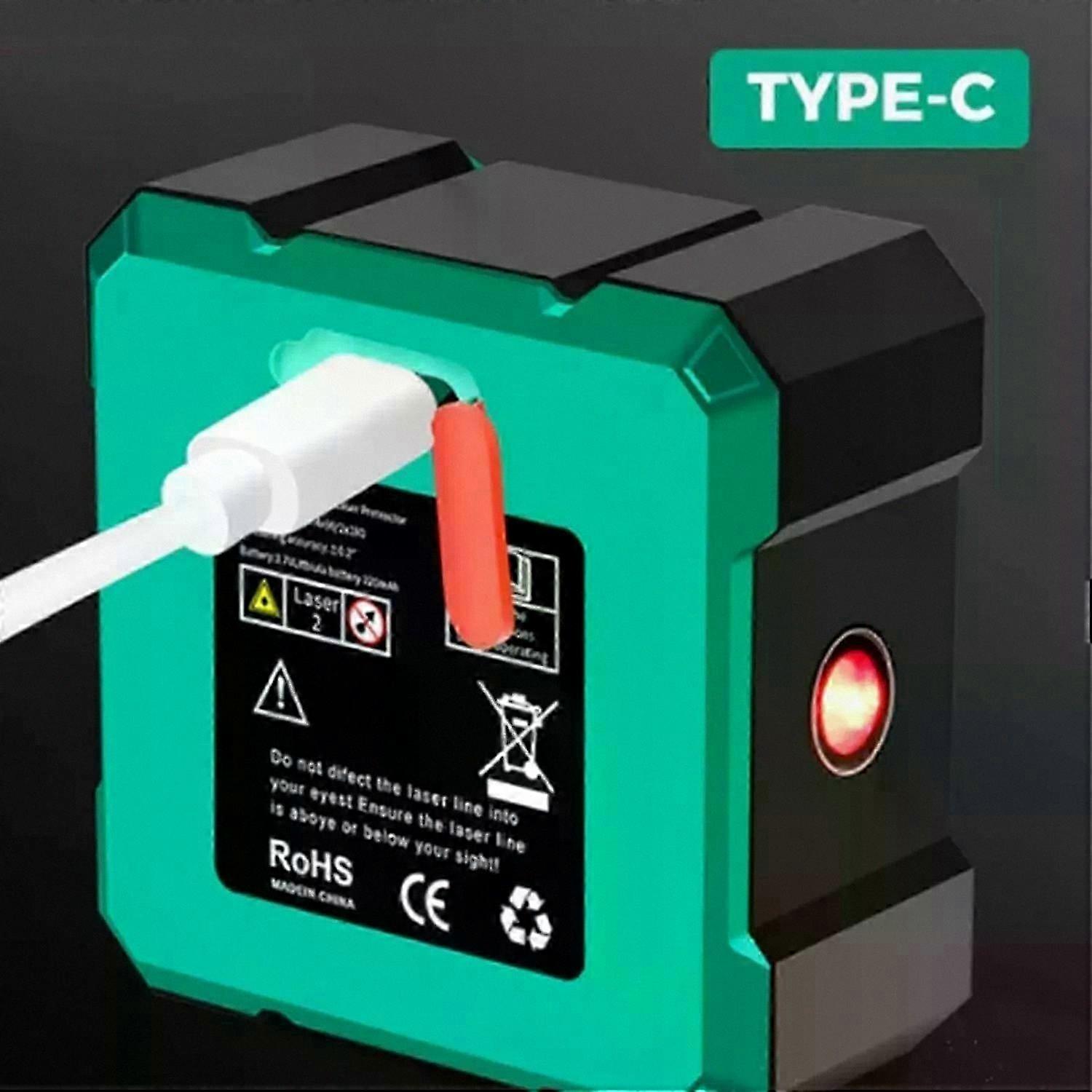Magnetic Digital Angle Finder with Laser Functionality and Measurement Tool