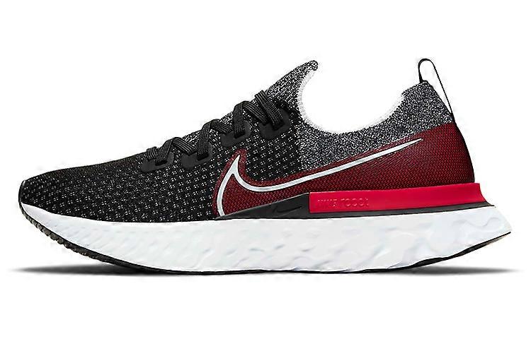 Nike React Infinity Run Flyknit Noir Rouge Université CD4371-014