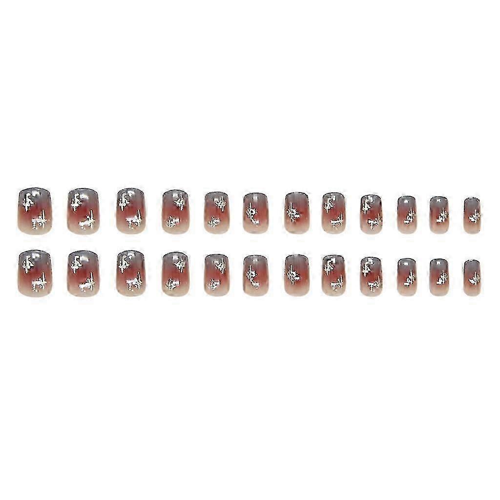 24 Pcs Elegant Press On Nails