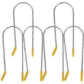 Pinzas de repuesto de acero inoxidable para rulos calientes para peinado, 48 piezas.