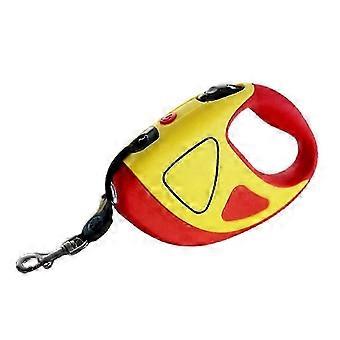 Automatic LED Light Retractable Dog Leash with Non Slip Grip, Yellow COX