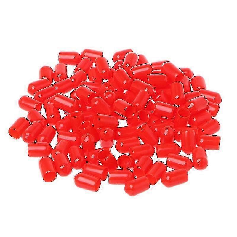 6mm Red Rubber SMA Dust Caps