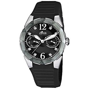 Lotus cool Quartz Analog Woman Watch with L15731/3 Rubber Bracelet