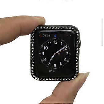 Smartwatch Case Aluminum Alloy Protective Frame with Crystal for Watch