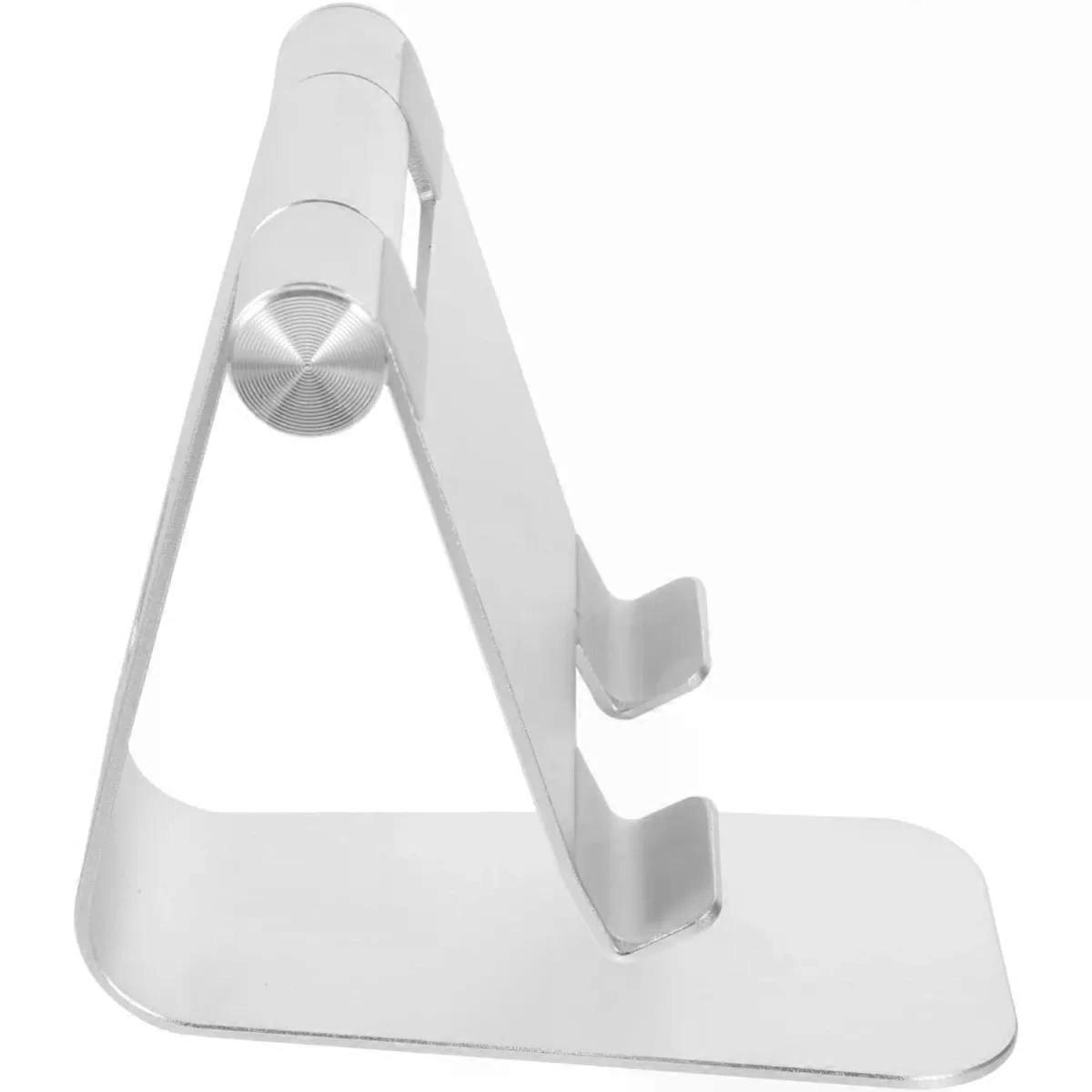 Alloy Desktop Tablet Stand with Sticky Base, Adjustable Viewing