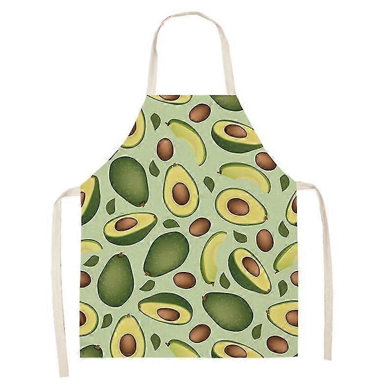 Flax Long Bib Apron Soft Grease Resistant
