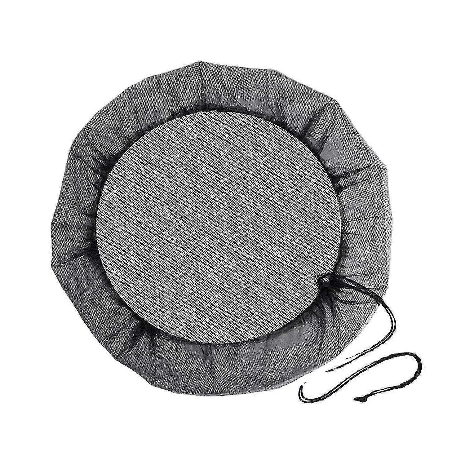 Fine Mesh Rain Barrel Cover with Drawstring
