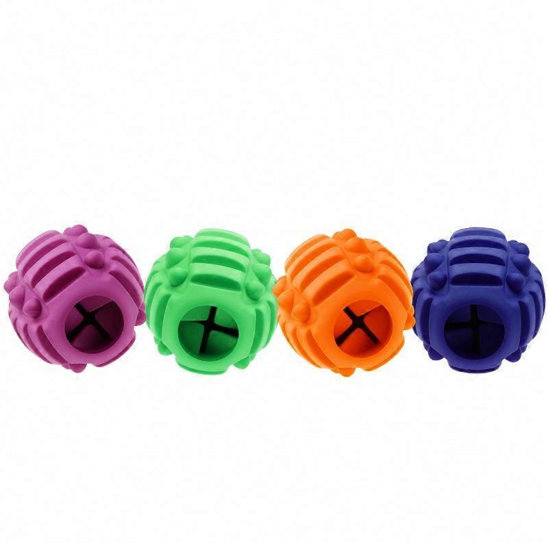 1pc Interactive Dog Toy Ball, 5" x 3", Random Color