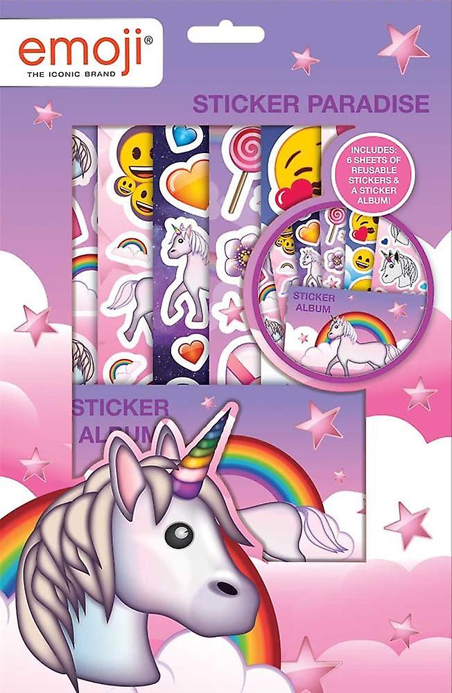 Emoji Unicorn Sticker Paradise Childrens Activity Set