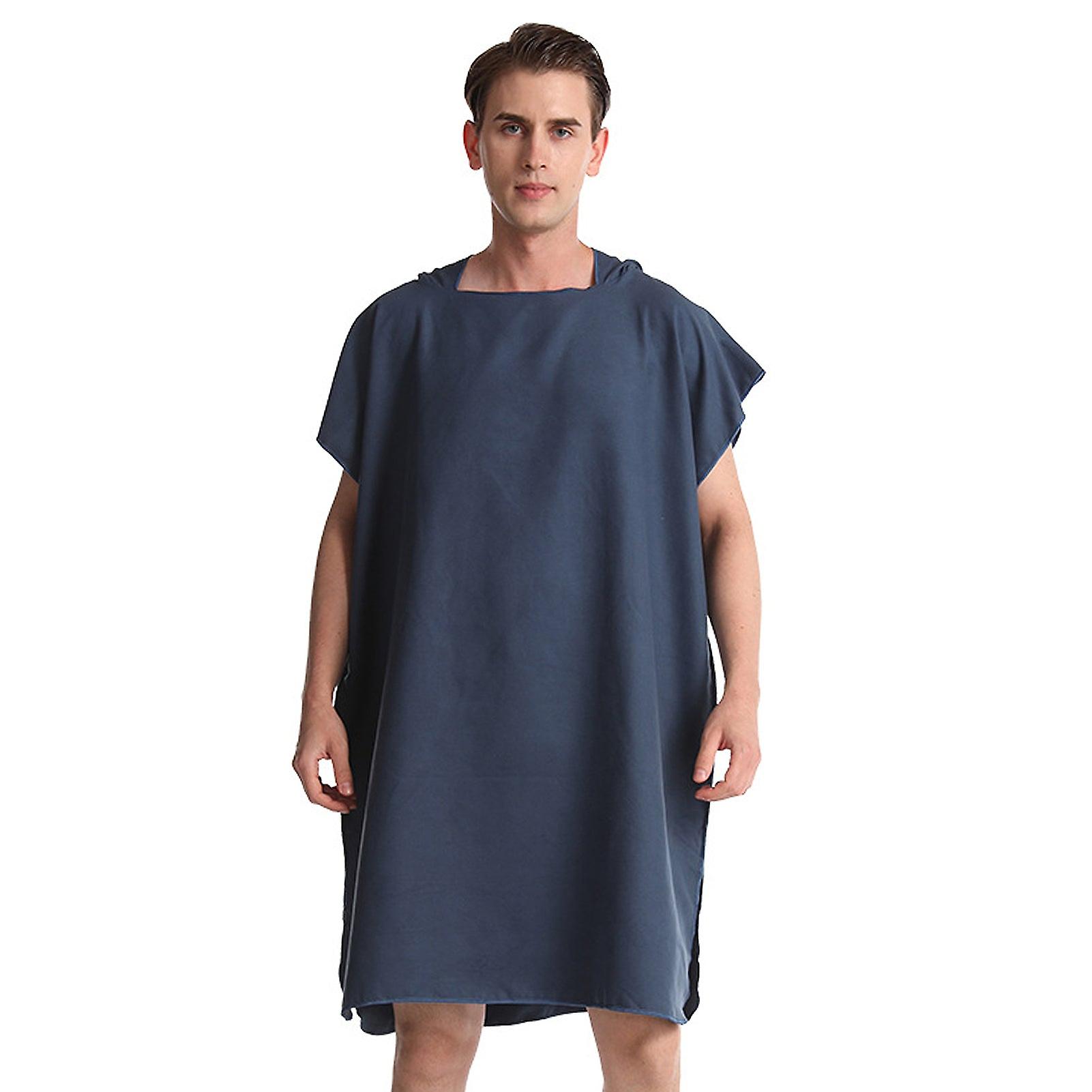 Quick Dry Hooded Towel With Hood Wetsuit Changing Towel Beach Poncho For Beach Kayak Swimming Surfing Beach Outdoor Sports