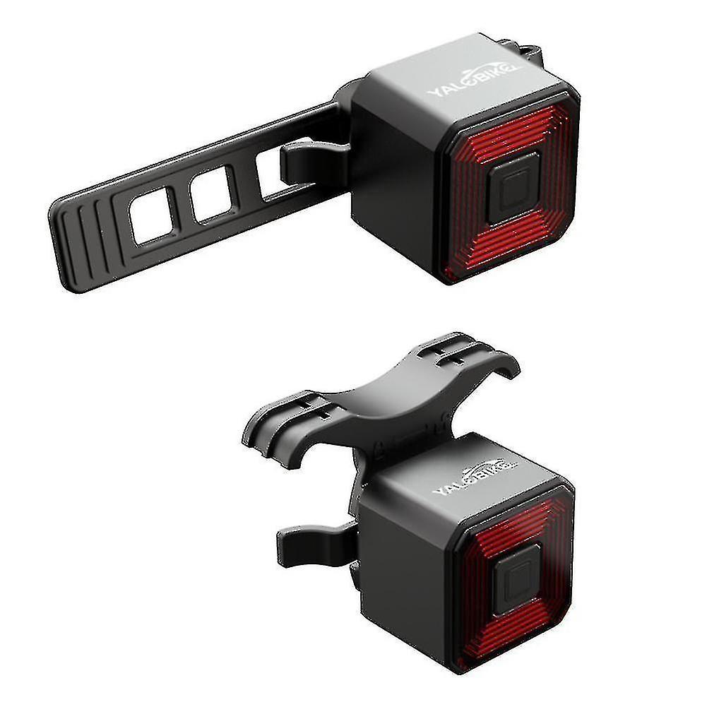 Usb Rechargeable Bicycle Brake Sensor Light Rear Warning Lan